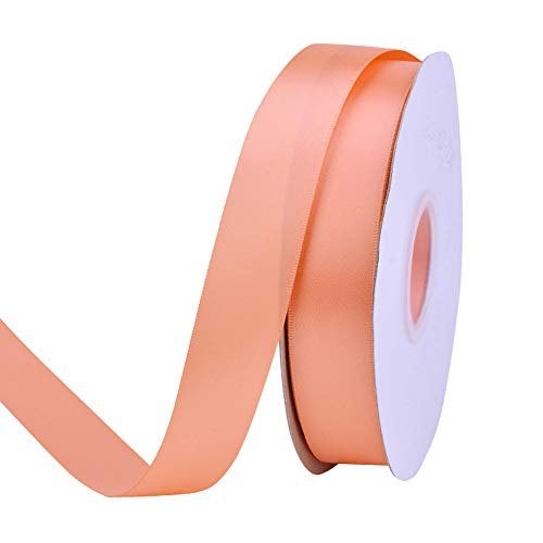 1m Peach satin ribbon 16mm On The Cake Front