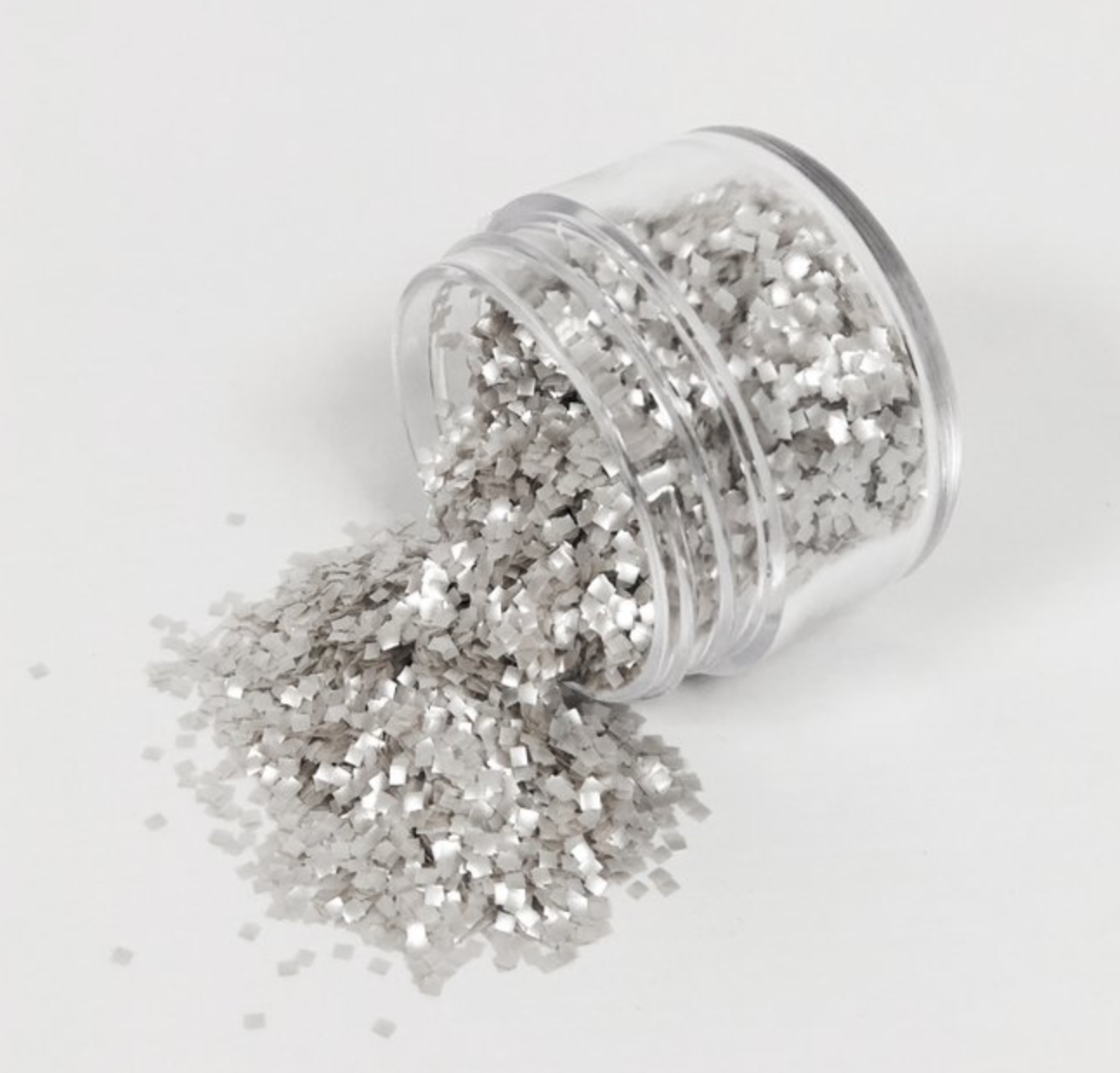Rhinestone Silver Edible Glitter